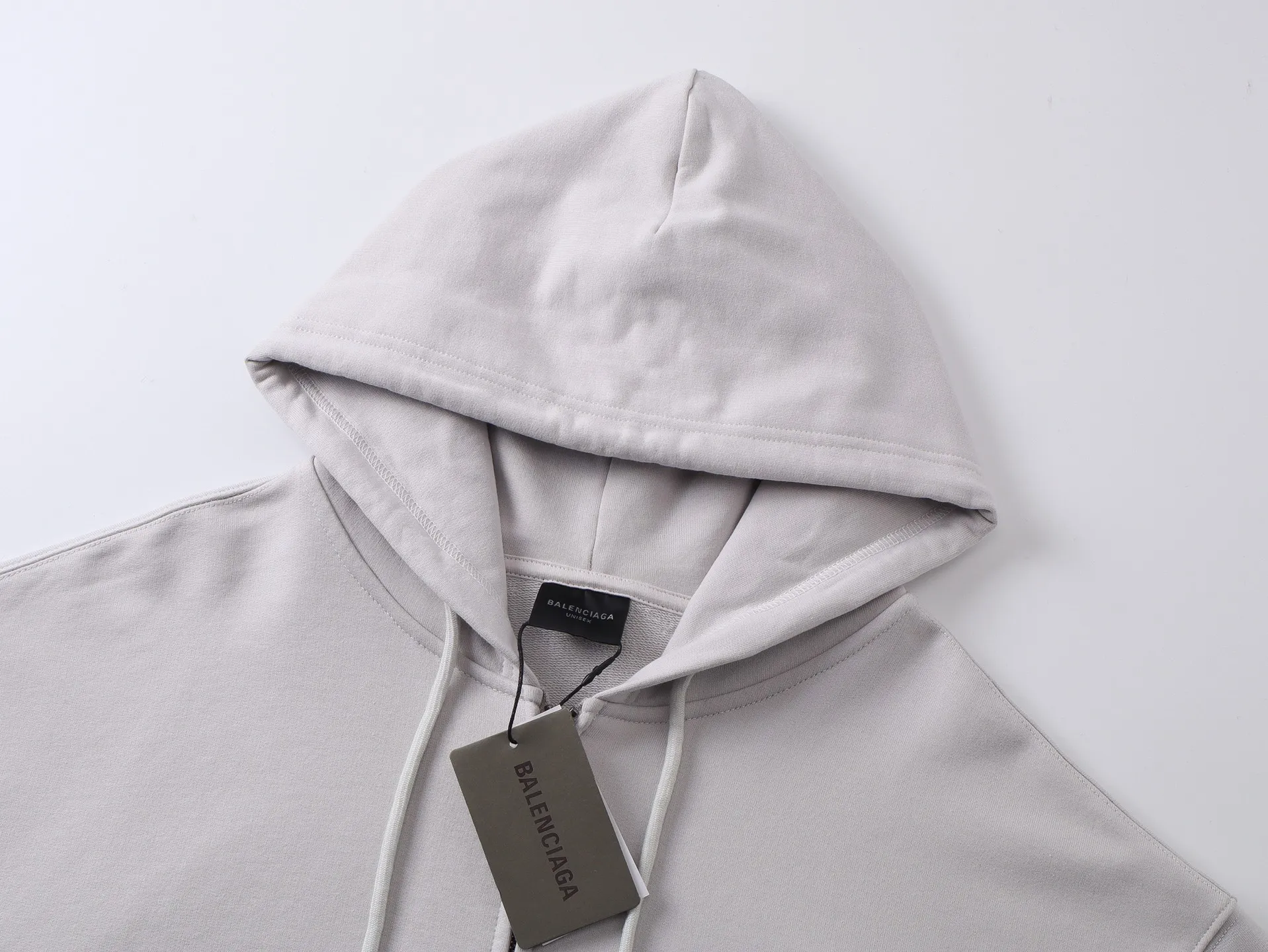 BALENCI*GA hithg there+dripley . . . . . . . 460g . Same Style -Color： Gray -SIZE：Xs S M L 8981#